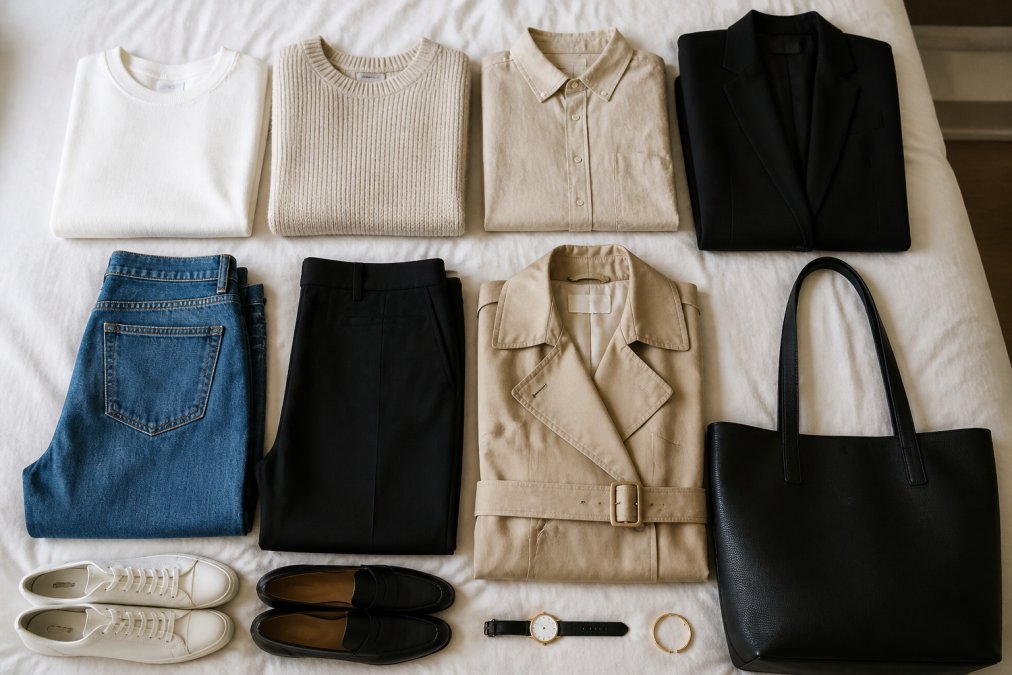 10 Essential Items for a Minimalist Capsule Wardrobe